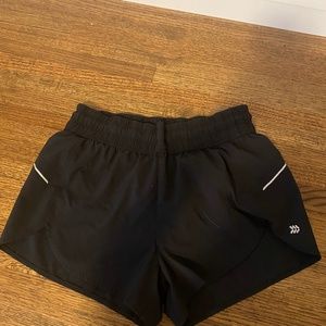 All in motion black athletic shorts